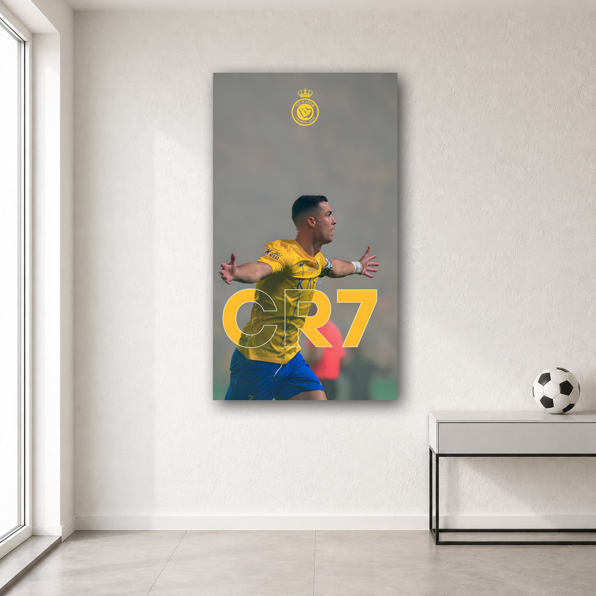 Ronaldo wall poster design 11 – football wall art for room