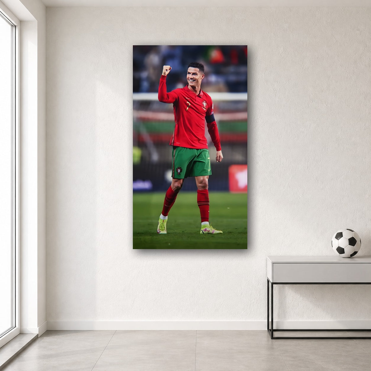 Ronaldo wall poster design 25 – football wall art for room