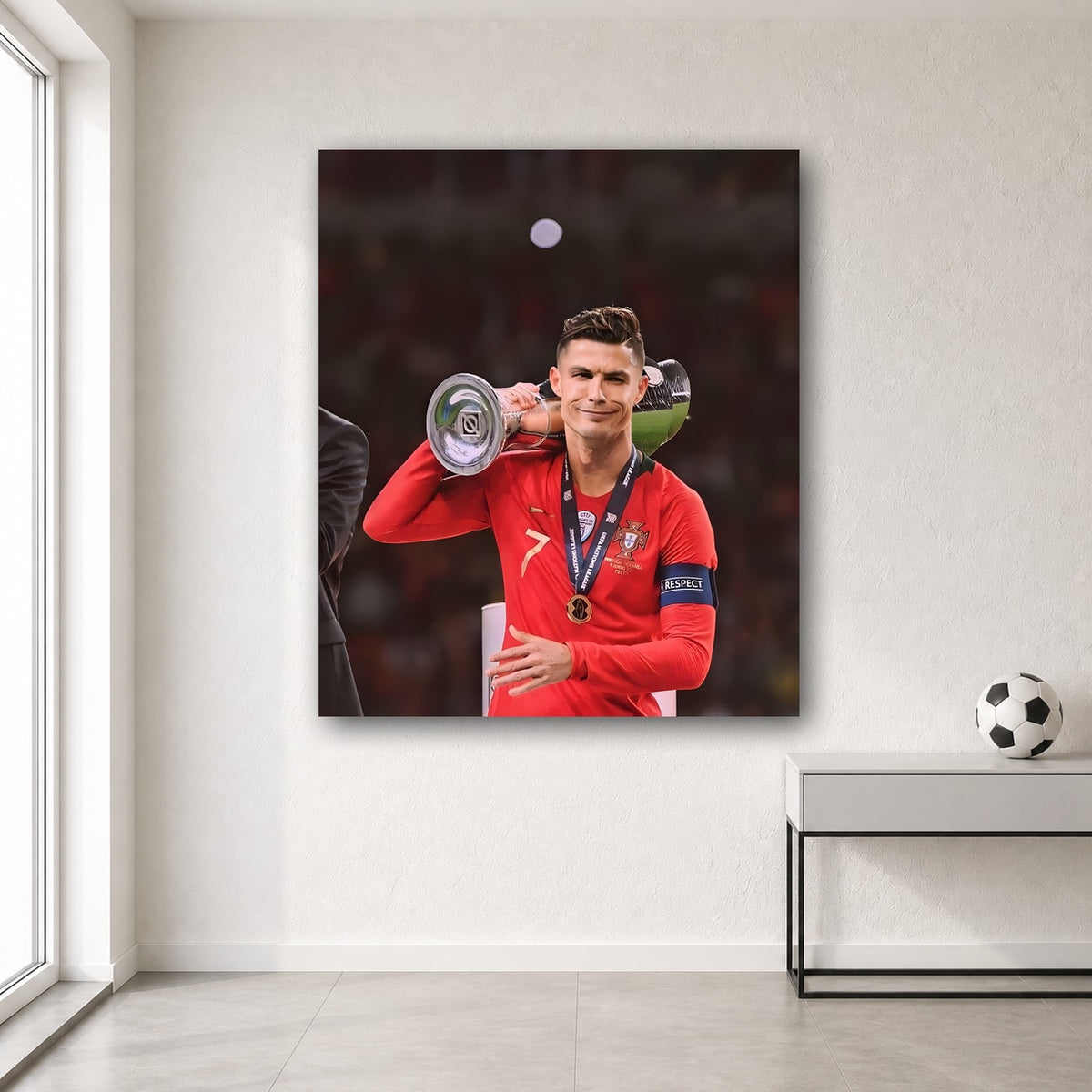 Ronaldo wall poster design 27 – football wall art for room