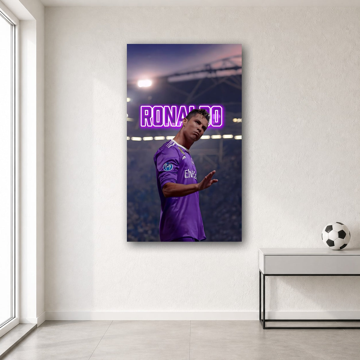 Ronaldo wall poster design 32 – football wall art for room