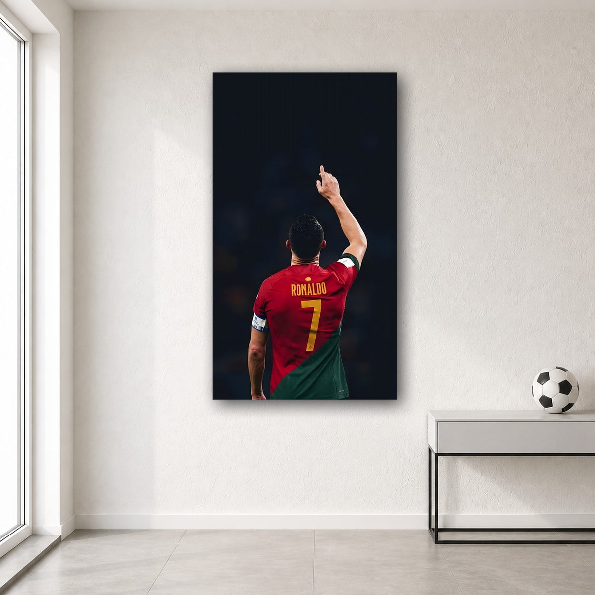 Ronaldo wall poster design 39 – football wall art for room