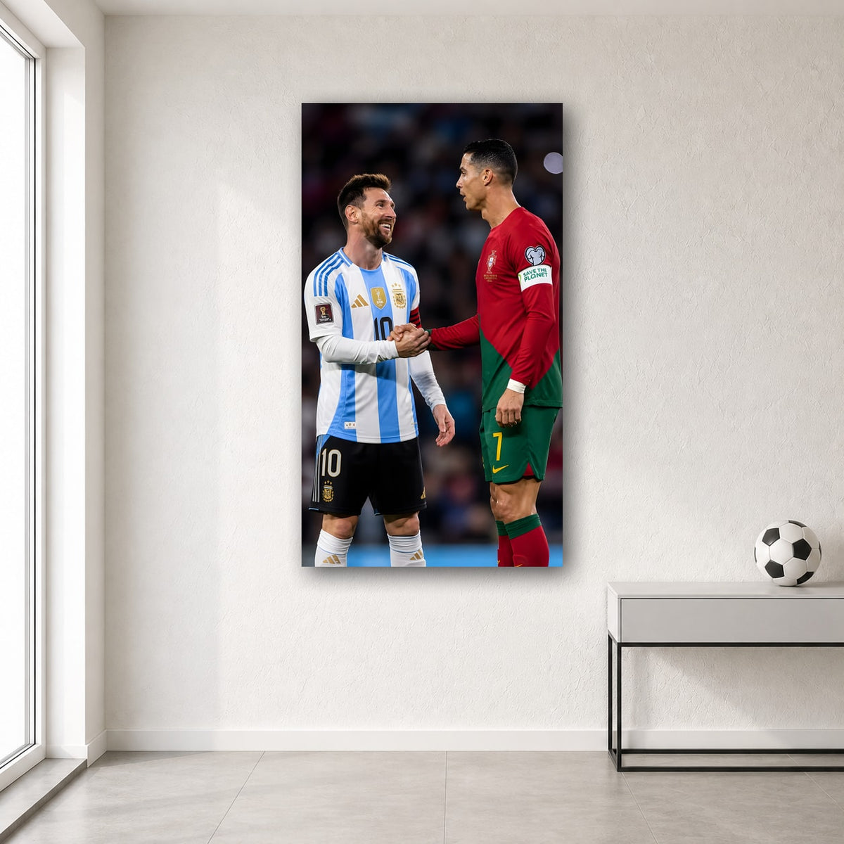 Ronaldo wall poster design 4 – football wall art for room