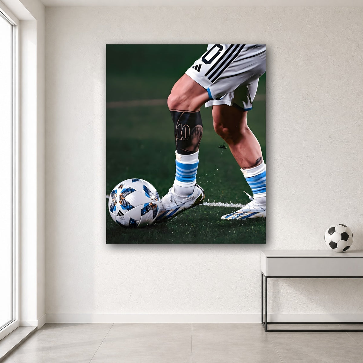 Messi wall poster design 11 – football wall art for room