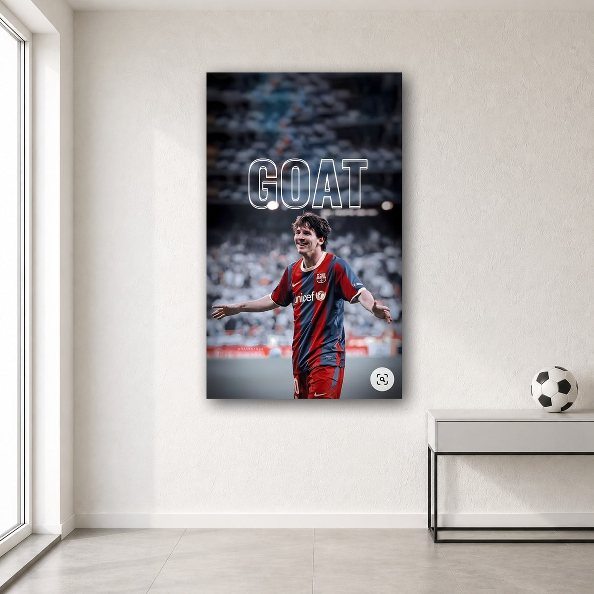 Messi wall poster design 36 – football wall art for room