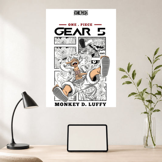 Gear 5 Luffy | Anime Wall Poster | 1 Poster