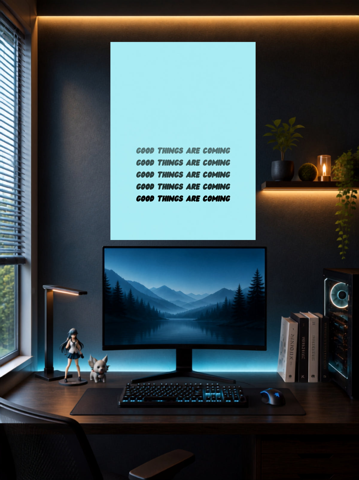 Good Things Are Coming | Positive Quote Wall Poster | 1 Poster