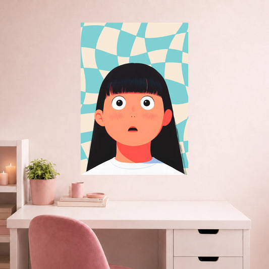 Cute Girl | Aesthetic Wall Poster | 1 Poster