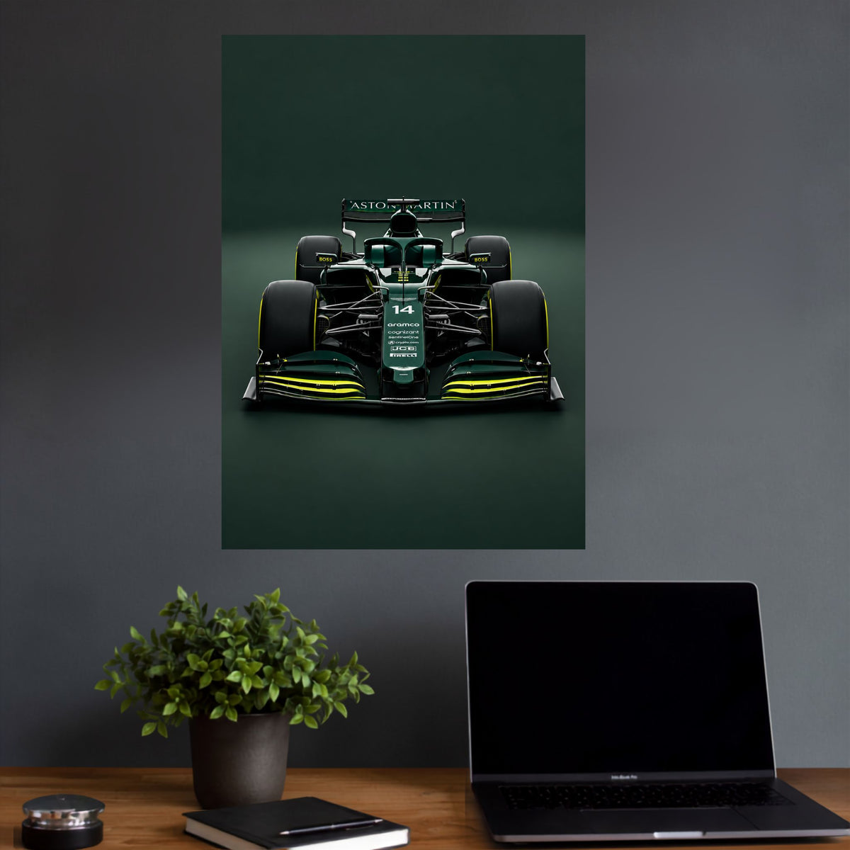Aston Martin F1 | Formula Racing Car Wall Poster | 1 Poster