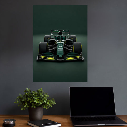 Aston Martin F1 | Formula Racing Car Wall Poster | 1 Poster