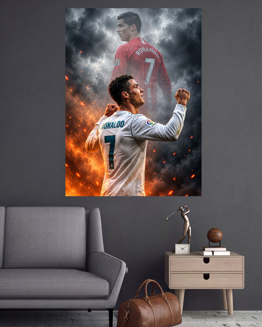 Ronaldo 7 Legacy | CR7 Football Wall Poster | 1 Poster