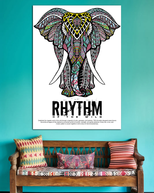 Rhythm Elephant Wall Poster | 1 Poster