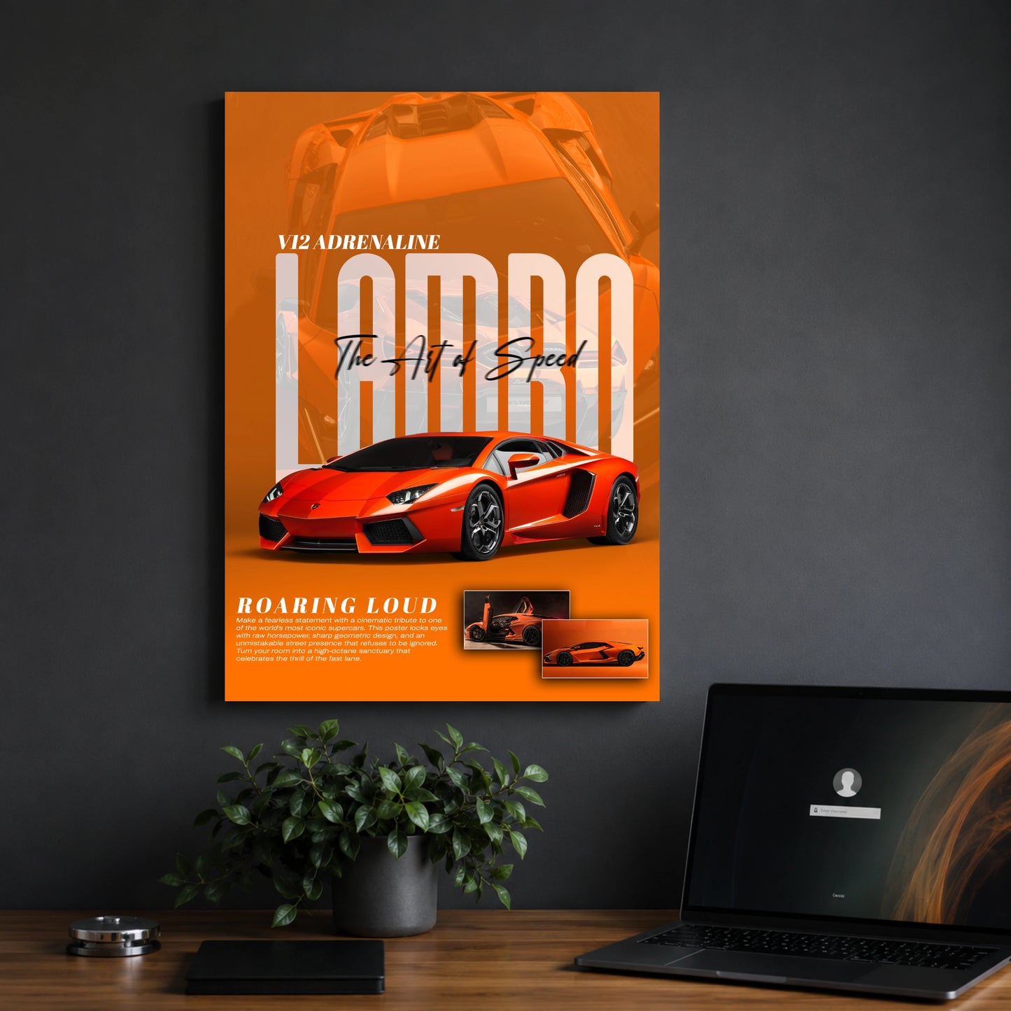 Lamborghini Aventador Poster