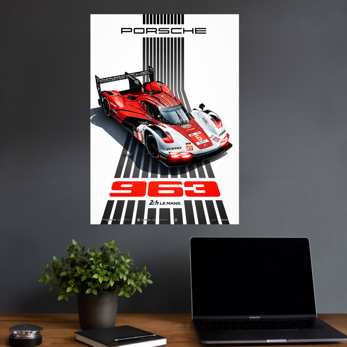 Porsche 963 | Racing Car Wall Poster | 1 Poster
