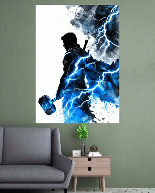 Thor Lightning | Superhero Movie Wall Poster | 1 Poster