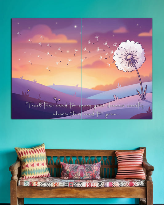 Dandelion Dreams | Aesthetic Wall Poster | 2 Poster