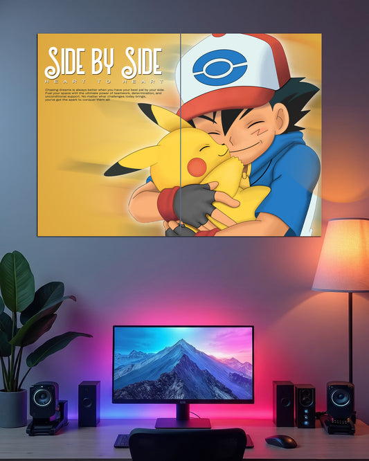 Ash & Pikachu | Pokémon Wall Poster | 2 Posters