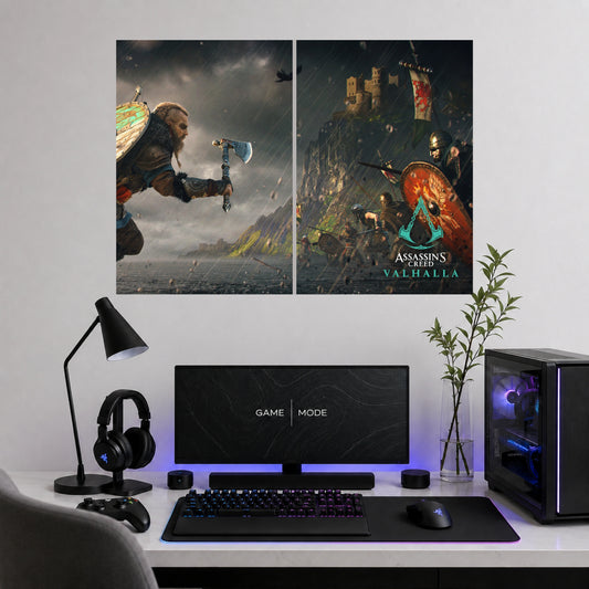 Assassin's Creed Valhalla Split Wall Art | 2 Poster  | MynPoster