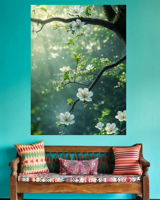 White Blossom | Nature Wall Poster | 1 Poster