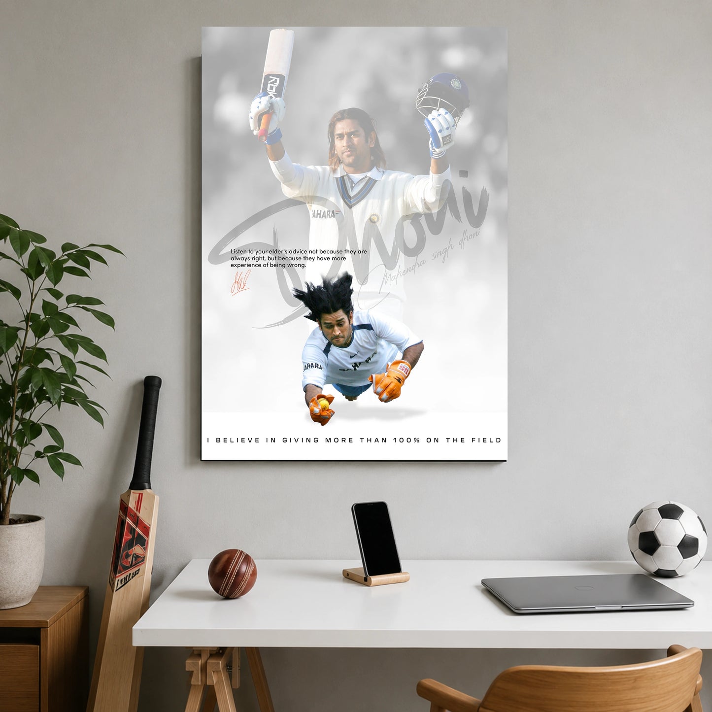 MS Dhoni | Believe | Poster