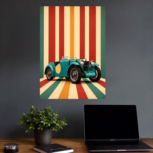 Vintage Roadster | Classic Car Wall Poster | 1 Poster