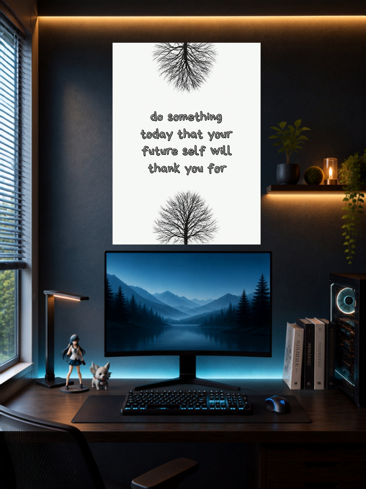 Do Something Today Your Future Self Will Thank You For |  Quote Wall Poster | 1 Poster