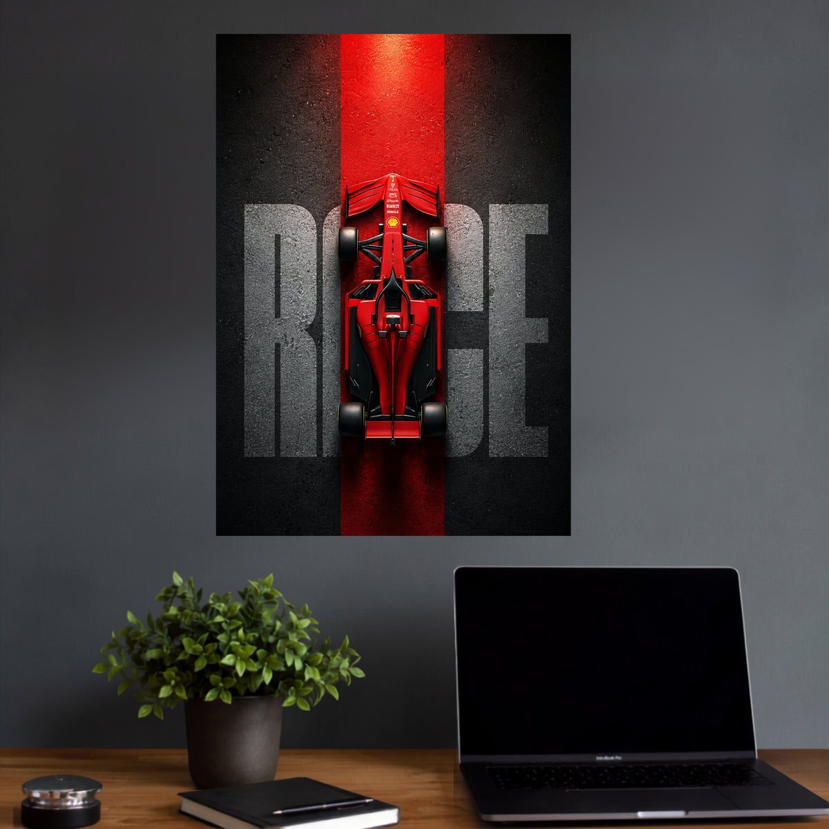 Ferrari F1 | Formula 1 Racing Car Wall Poster | 1 Poster
