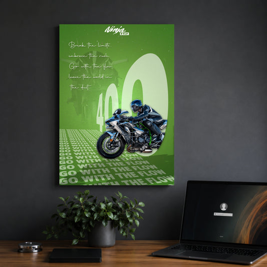Kawasaki Ninja H2 | Sportbike Edition | 1 Panel Bike Poster