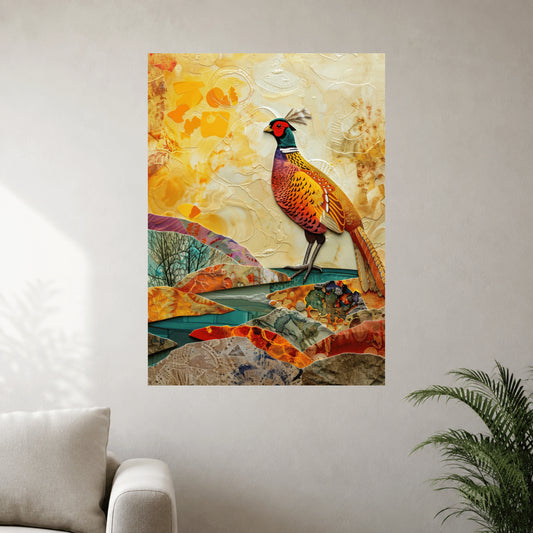 Pheasant Bird Art Wall Poster | 1 Poster