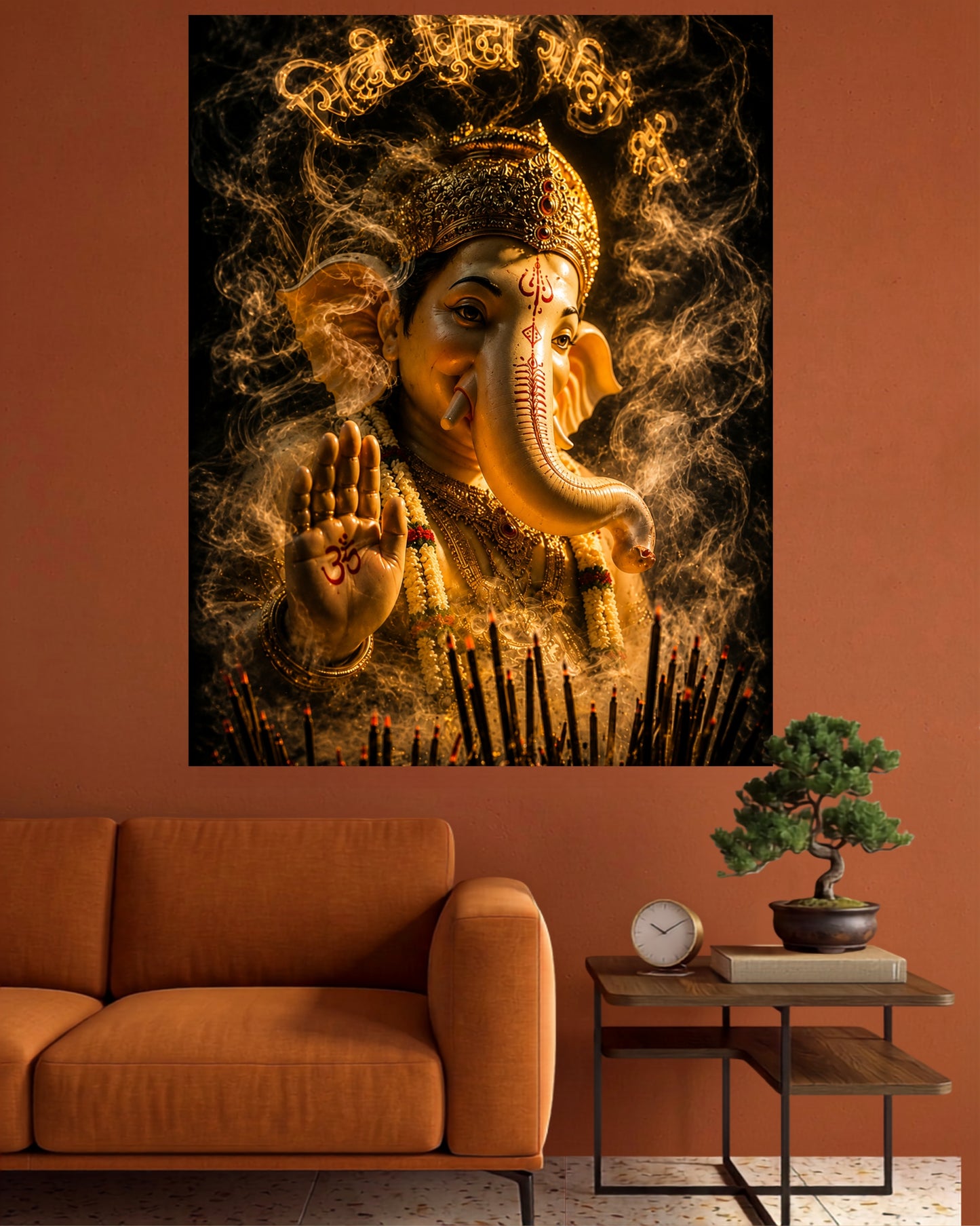 Divine Ganesha Blessings | Spiritual Wall Poster | 1 Poster