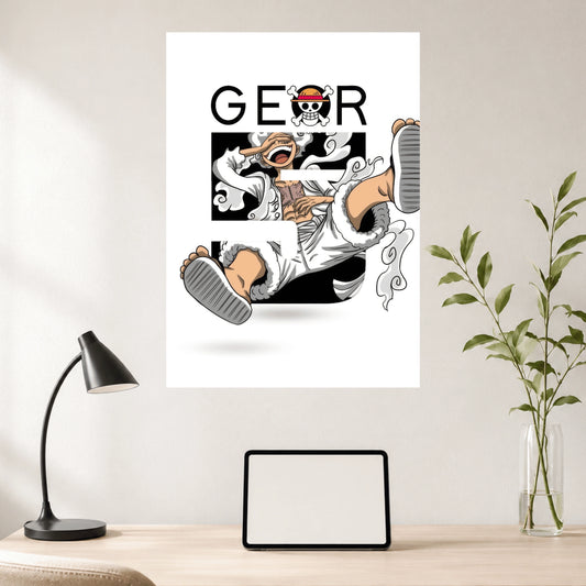 Gear 5 Luffy | Anime Wall Poster | 1 Poster