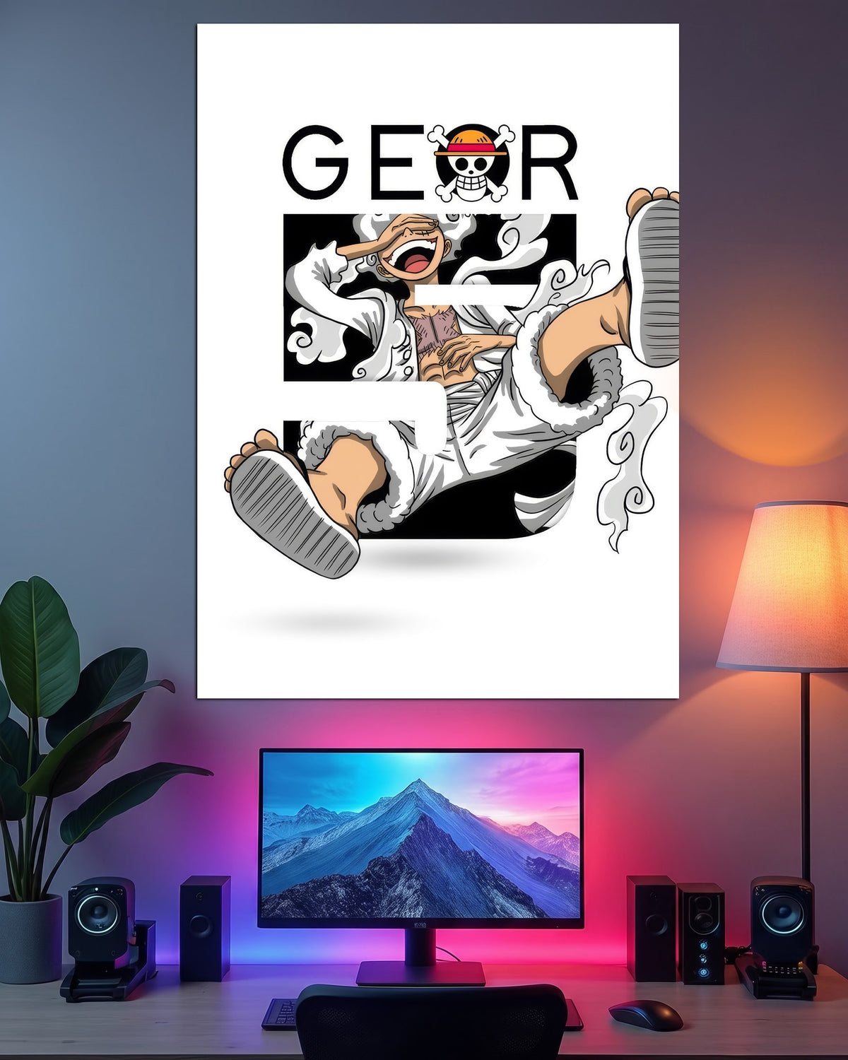 Gear 5 Luffy | Anime Wall Poster | 1 Poster