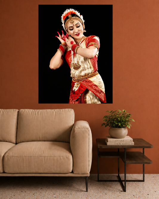 Odissi Dancer | Indian Classical Dance Wall Poster | 1 Poster