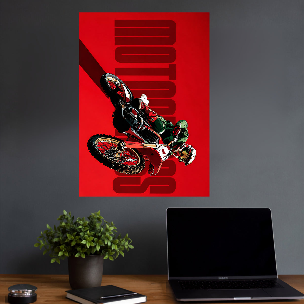 Dirt Bike | Motocross Motorcycle Wall Poster | 1 Poster