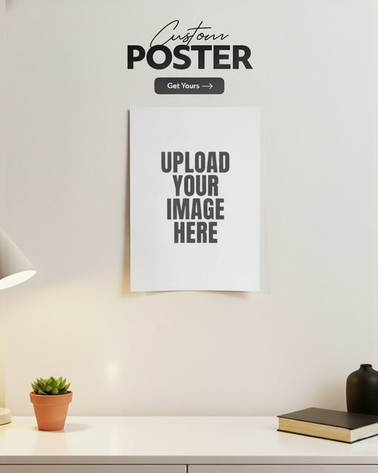 Custom Photo Poster | Upload Your Own Image | Personalized Wall Poster