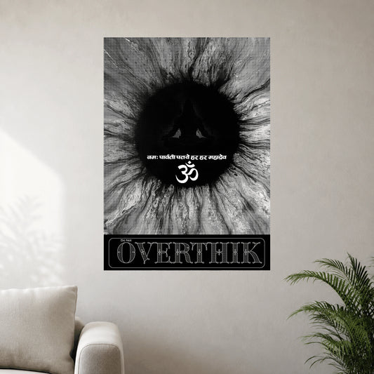 Overthink Meditation Wall Poster | 1 Poster