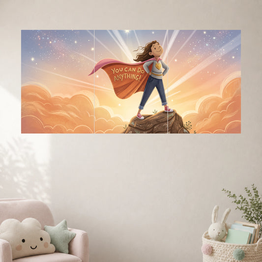 You Can Do Anything | Kids Motivational Wall Poster | 3 Posters