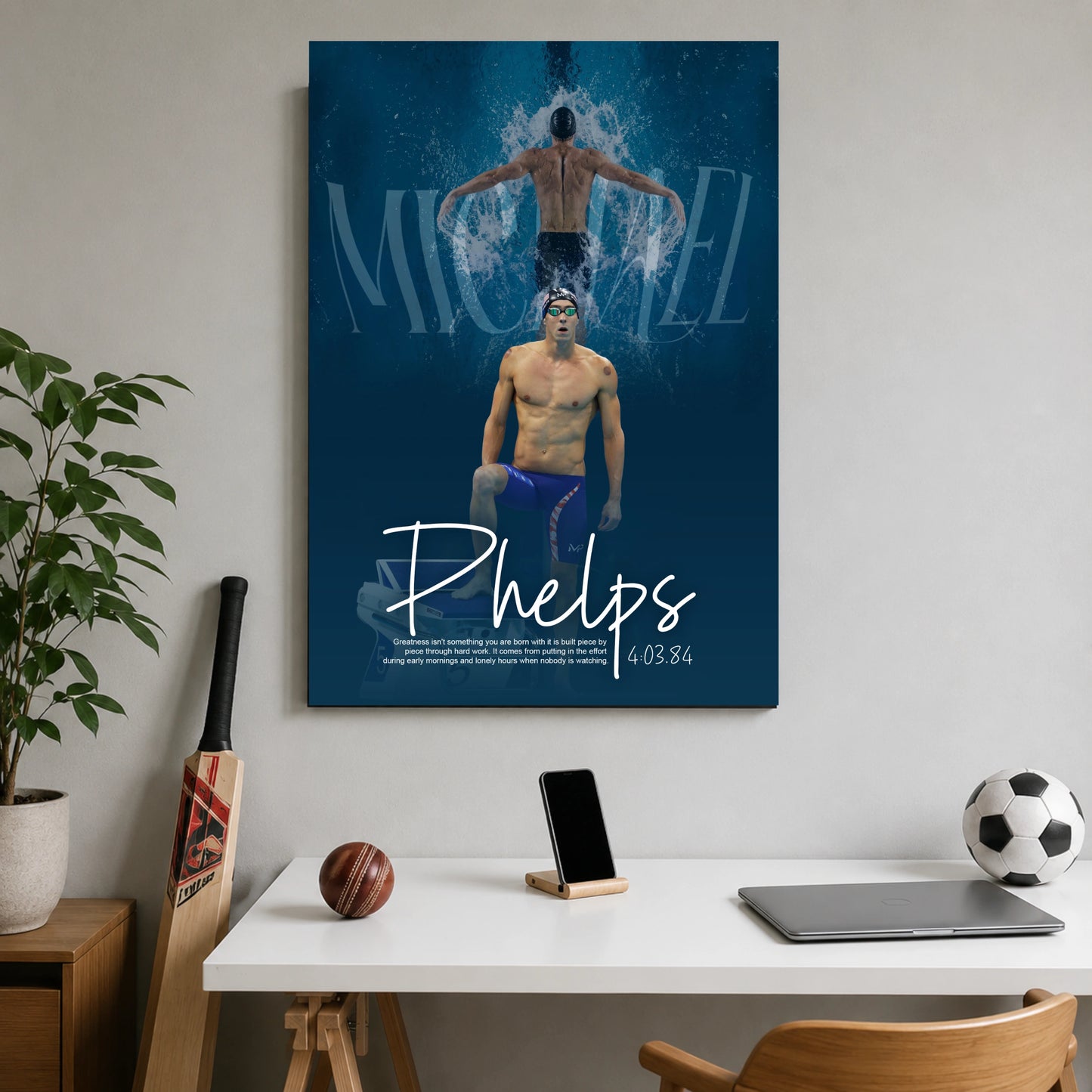 Michael Phelps | 23 Gold | Poster