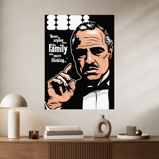 The Godfather | Mafia Quote Wall Poster | 1 Poster