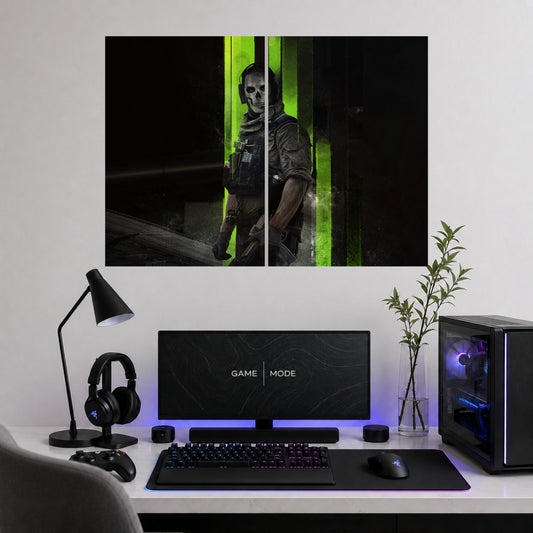 Call of Duty Ghost Wall Art | 2 Split Poster