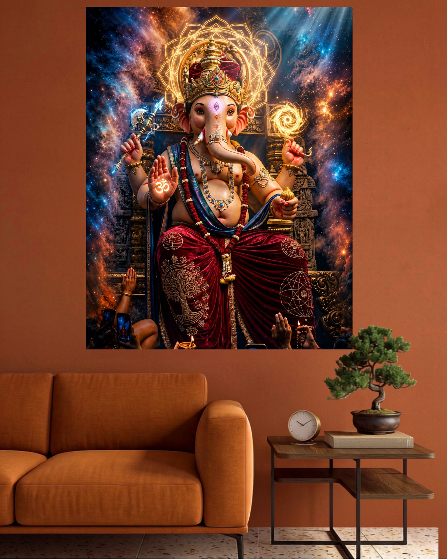 Cosmic Ganesha | Divine Energy Wall Poster | 1 Poster