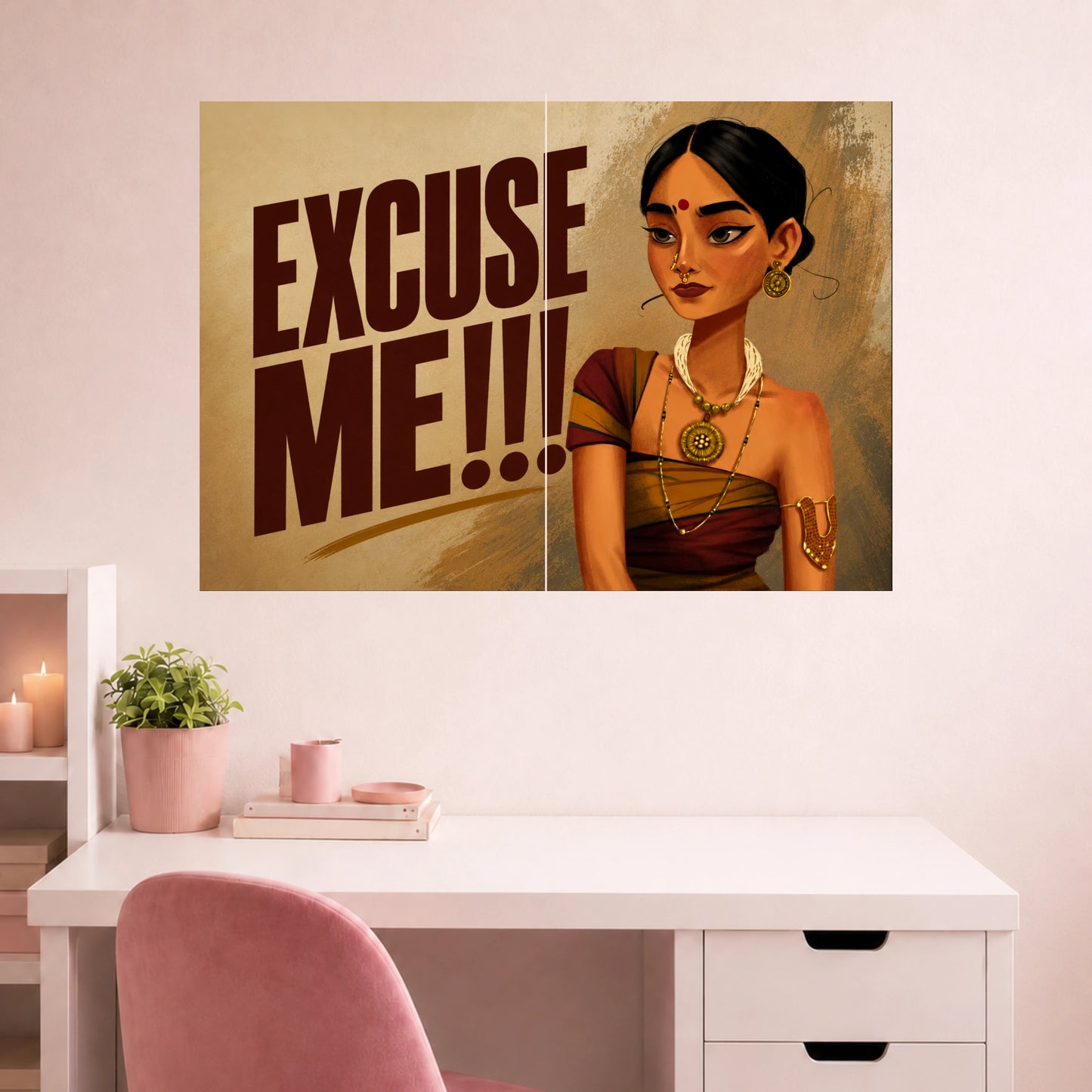 Excuse Me | Aesthetic Wall Poster | 2 Poster