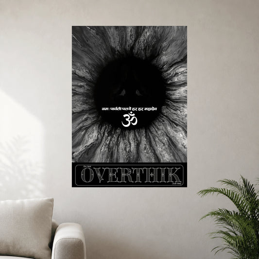 Overthink Om Wall Poster | 1 Poster
