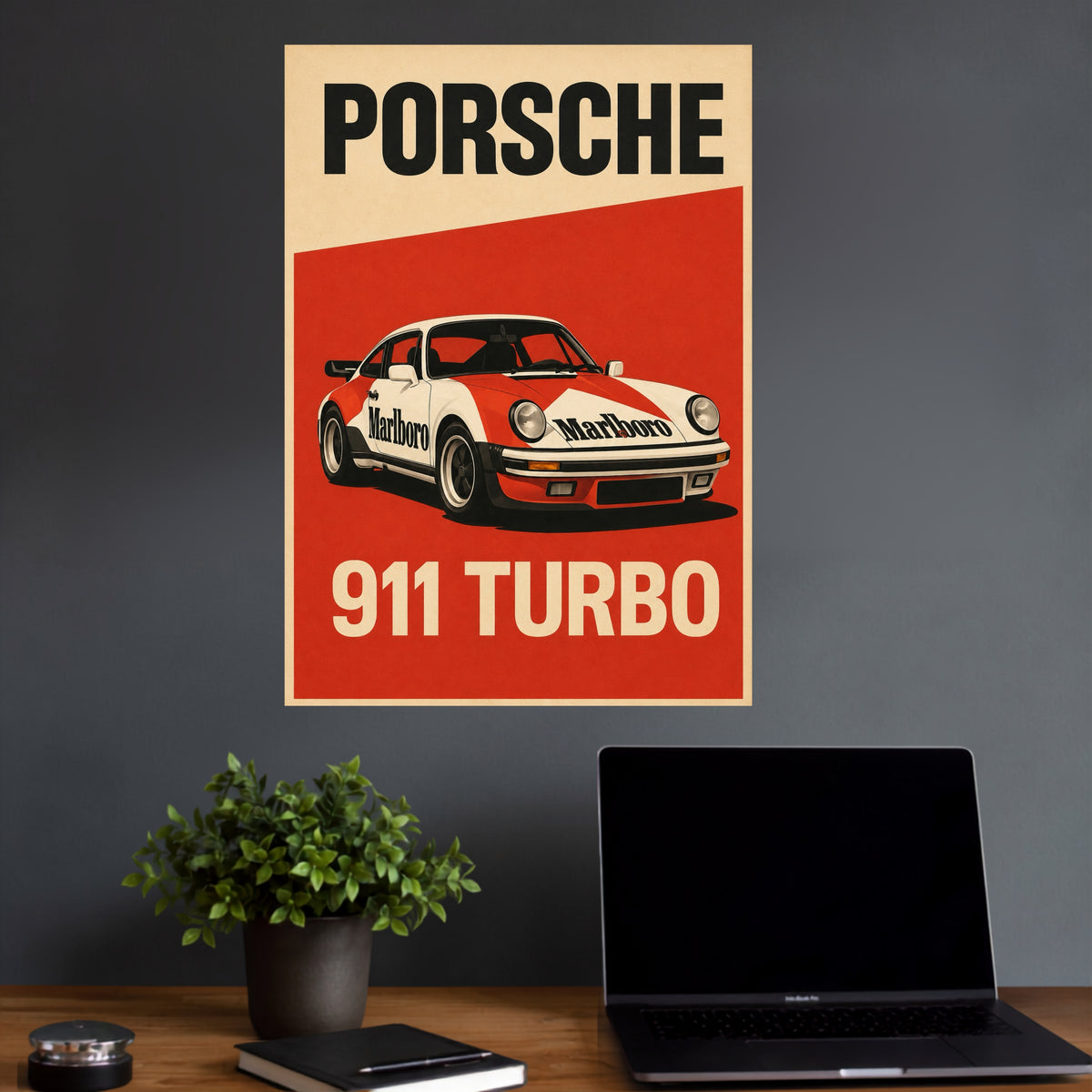 Porsche 911 Turbo | Classic Car Wall Poster | 1 Poster