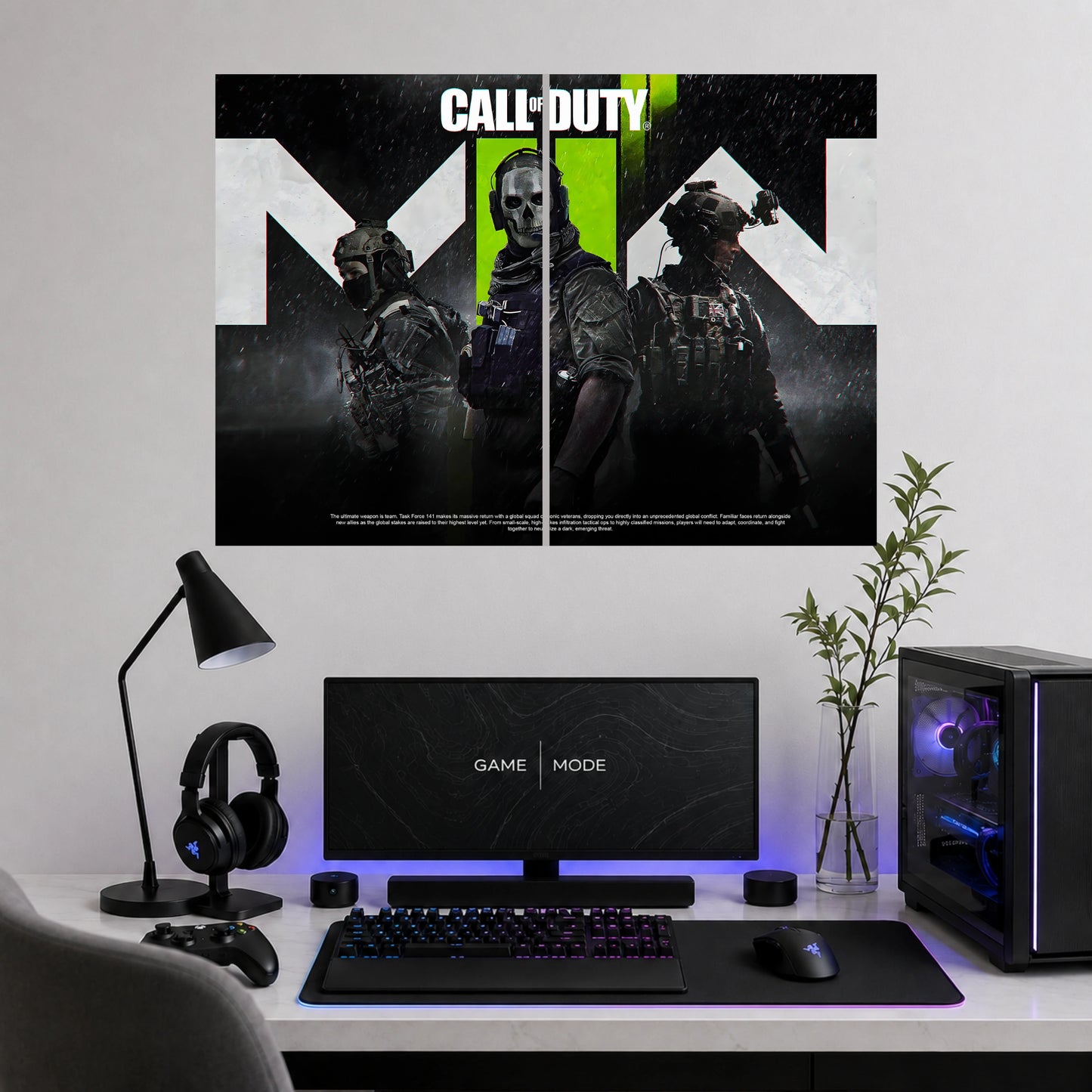 Call of Duty Modern Warfare Wall Art | 2 Split Poster