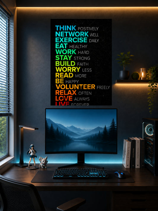 Positive Mindset | Motivational Wall Poster | 1 Poster