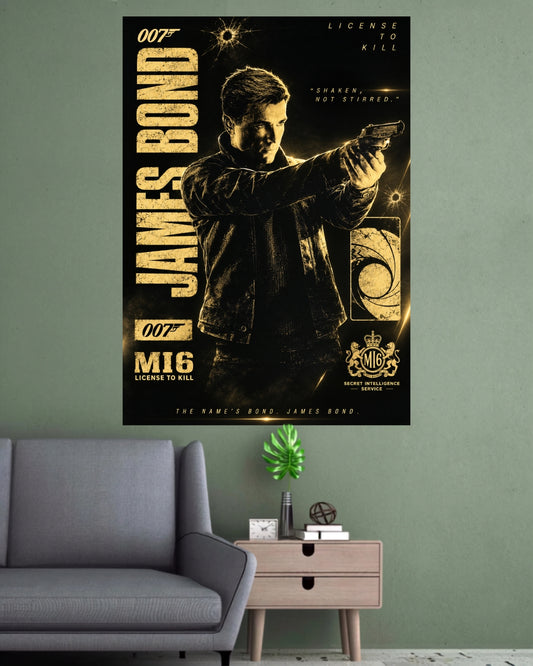 James Bond 007 | License to Kill Cinematic Wall Poster | 1 Poster