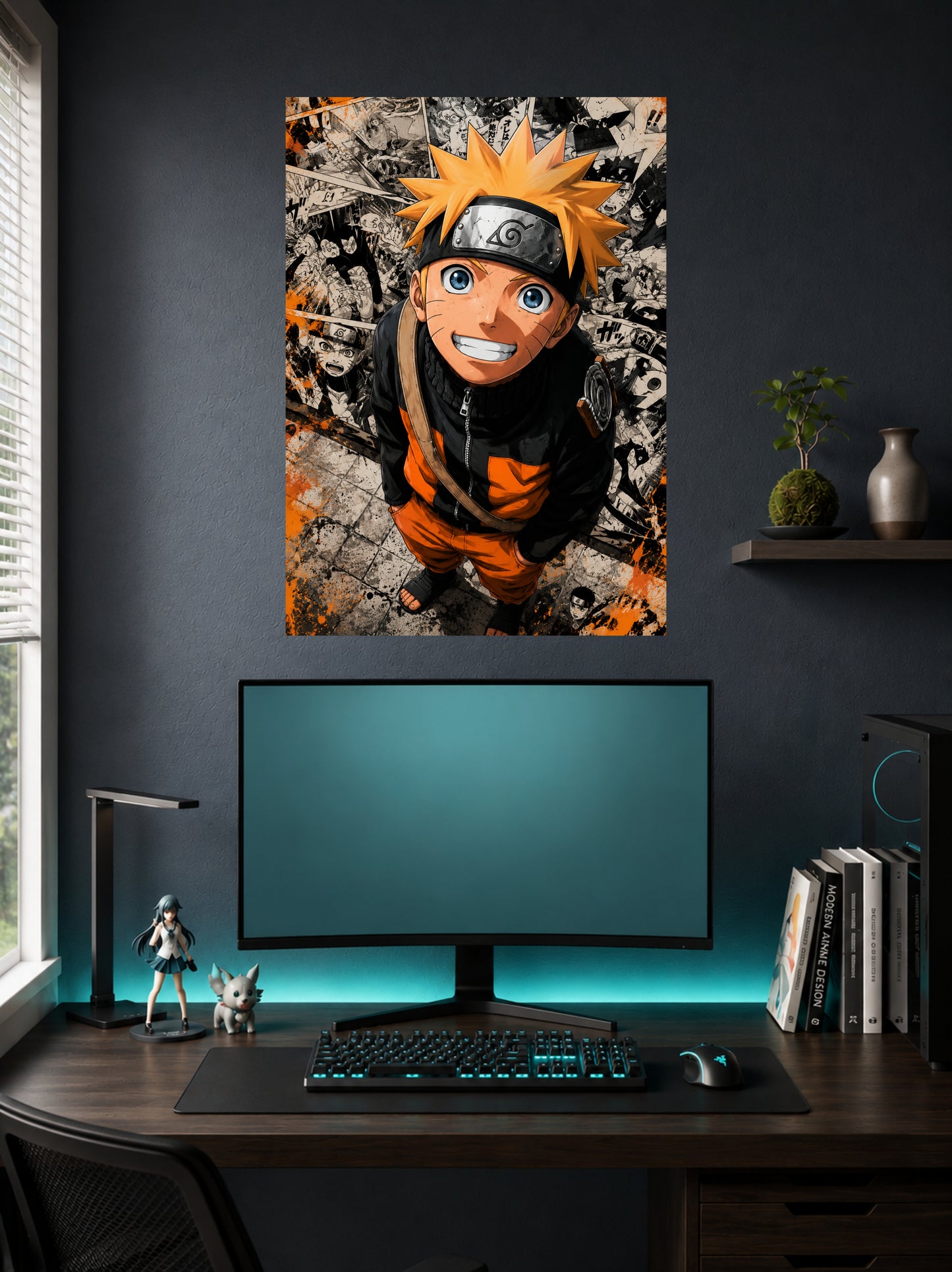Naruto Uzumaki | Manga Style Anime Poster | 1 Poster