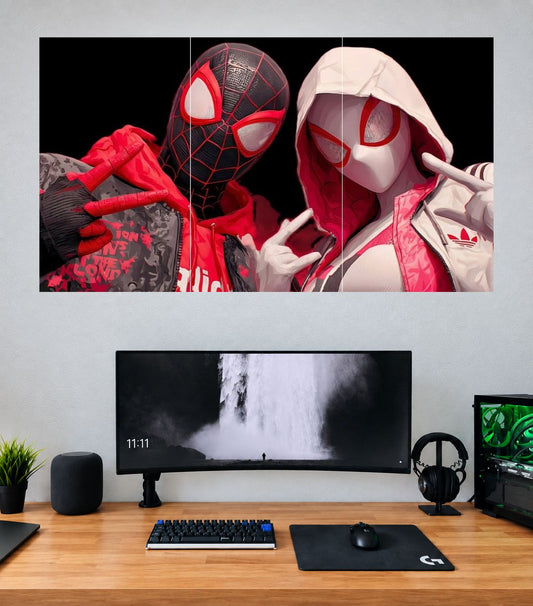 Miles Morales & Spider-Gwen | Marvel Wall Posters | 3 Posters
