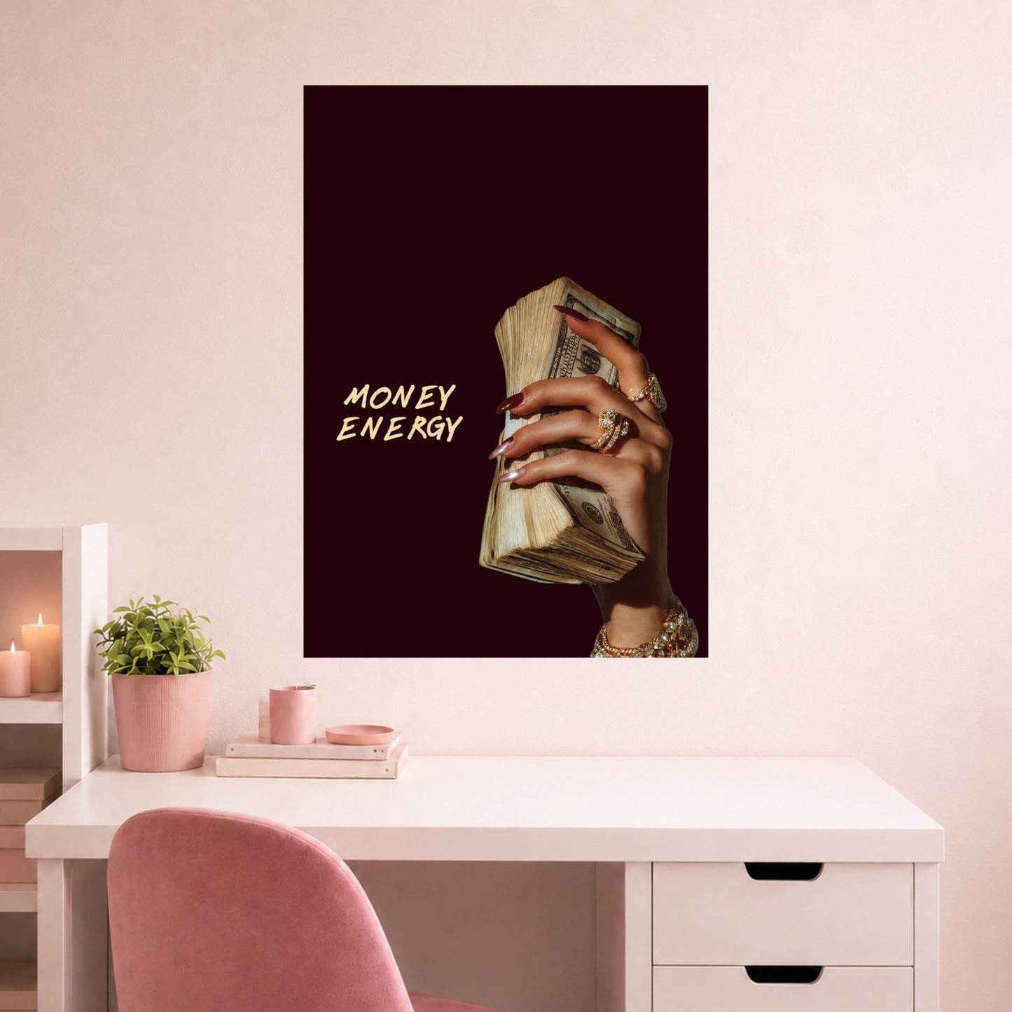 Money Energy | Motivational Wall Poster | 1 Poster