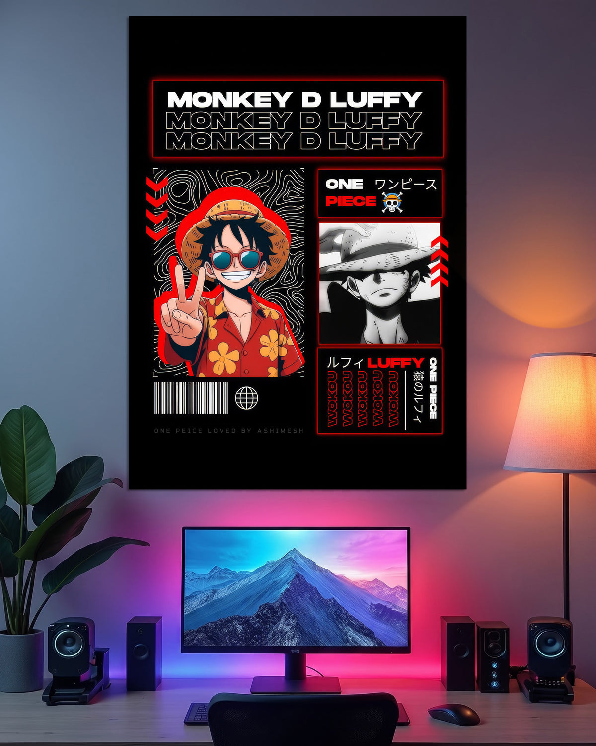 Monkey D. Luffy | Anime Wall Poster | 1 Poster